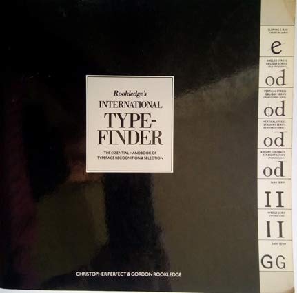 9780866361019: Rookledge's international typefinder: The essential handbook of typeface recognition and selection