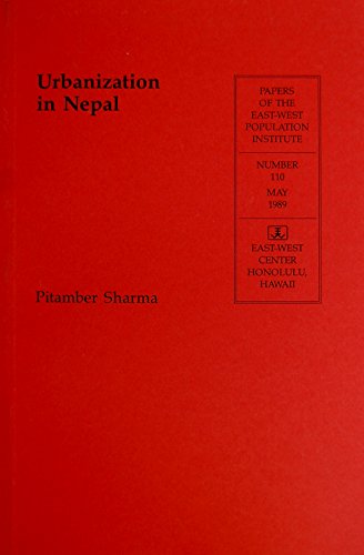 Urbanization in Nepal (9780866381154) by Sharma, Pitamber