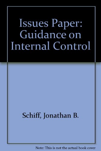 Beispielbild fr Issues Paper : Guidance on Internal Control zum Verkauf von Better World Books