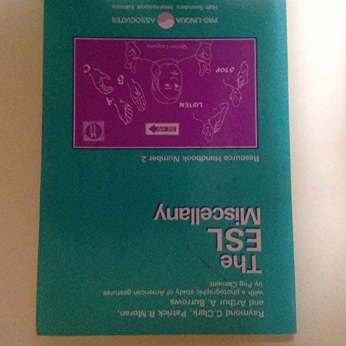 Stock image for ESL Miscellany : A Cultural and Linguistic Inventory of American English for sale by Better World Books: West