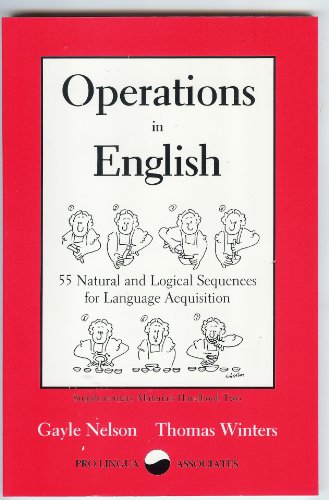 Stock image for Operations in English: 55 Natural and Logical Sequences for Lanuage Acquistion for sale by HPB-Red