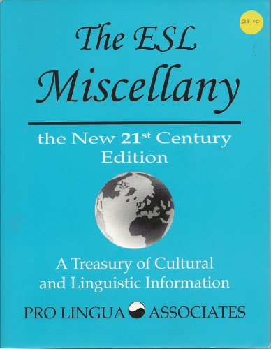 Stock image for The ESL Miscellany: A Treasury of Cultural and Linguistic Information Third edition for sale by Dorothy Meyer - Bookseller