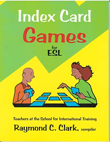 Imagen de archivo de Index Card Games for ESL a la venta por Front Cover Books