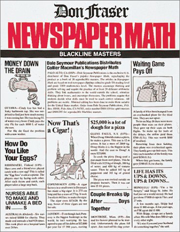 Stock image for Newspaper Math: Grades 7-8 for sale by ThriftBooks-Atlanta