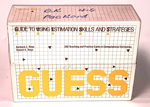 Guess: Flash Cards Guide to Using Estimation Skills and Strategies (9780866511056) by Reys, Barbara