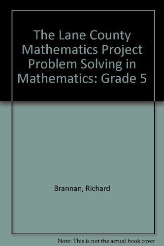 Stock image for The Lane County Mathematics Project Problem Solving in Mathematics: Grade 5 for sale by ThriftBooks-Atlanta