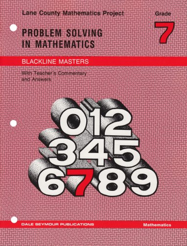 Stock image for Lane County Mathematics: Problem Solving In Mathematics, Grade 7 for sale by SecondSale