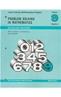 9780866511865: Lane County Mathematics Project Problem Solving: Algebra Grade 9
