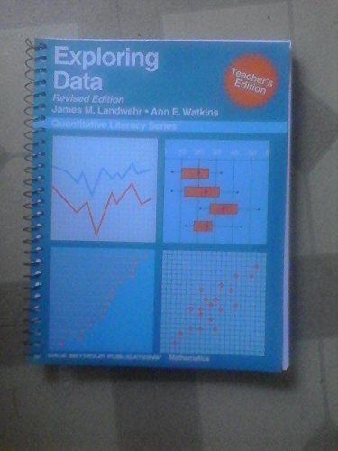 Exploring Data/Teacher's Guide (9780866516136) by James M. Landwehr; Ann E. Watkins