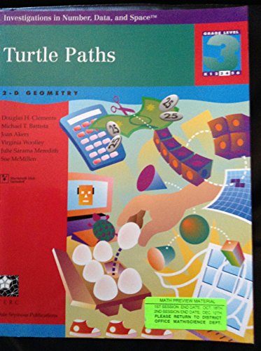 Imagen de archivo de Turtle Paths: 2-D Geometry (Investigations in Number, Data, & Space) a la venta por Basement Seller 101