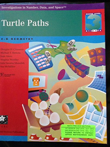 Stock image for Turtle Paths: 2-D Geometry (Investigations in Number, Data, & Space) for sale by Basement Seller 101