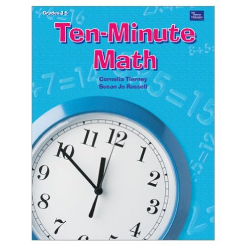 9780866518475: 10 Minute Math: Mathematics : Activities and Games for Grades 3-5