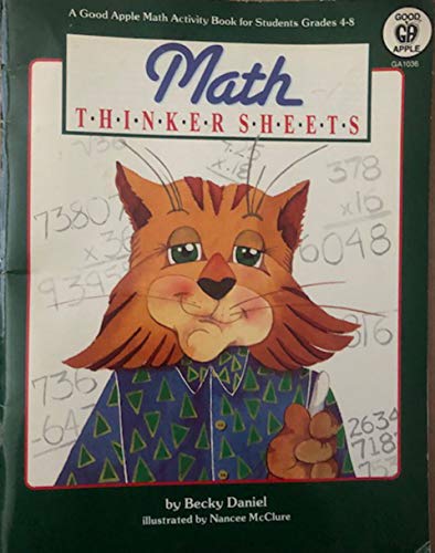 9780866534291: Math Thinker Sheets (Workbook)