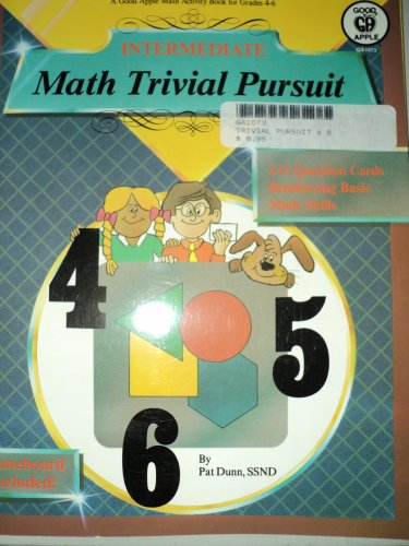 Beispielbild fr Math Trivial Pursuit: Intermediate Level (A Good Apple Math Activity Book for Grades 4-6) zum Verkauf von Once Upon A Time Books