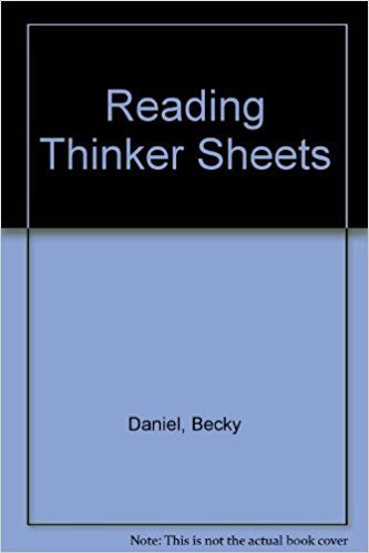 9780866535014: Reading Thinker Sheets