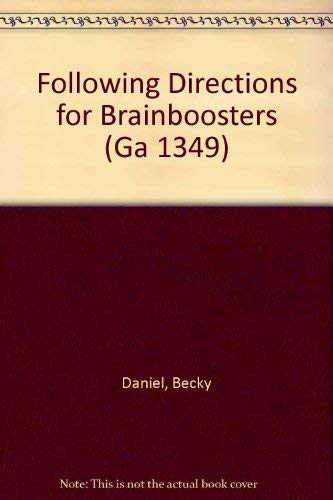 Following Directions for Brainboosters (Ga 1349) (9780866536547) by Daniel, Becky