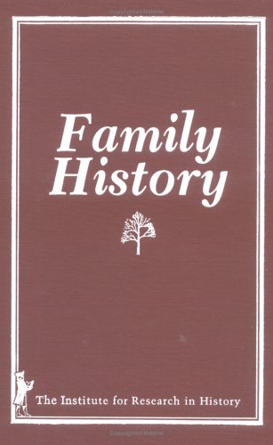 Beispielbild fr Family History zum Verkauf von Better World Books