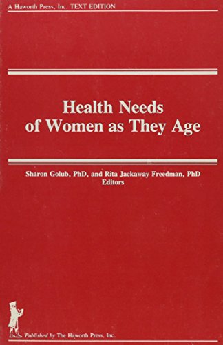 Imagen de archivo de Health Needs of Women As They Age a la venta por UHR Books