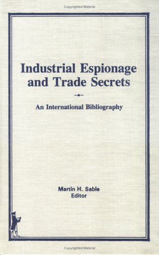 9780866564175: Industrial Espionage and Trade Secrets