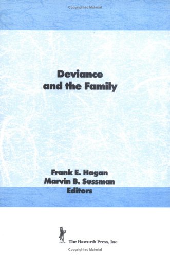 Beispielbild fr Deviance and the Family zum Verkauf von Book Dispensary