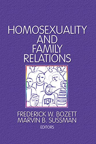 Stock image for Homosexuality and Family Relations for sale by Recycle Bookstore
