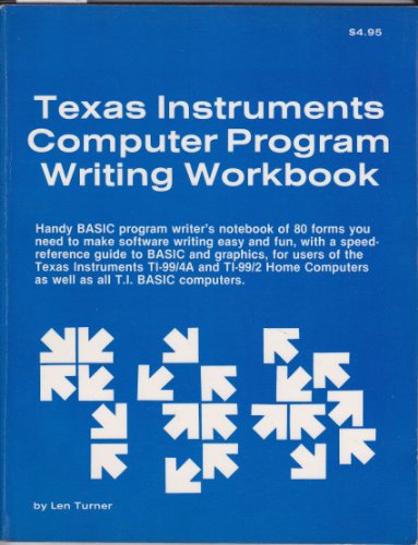 9780866688123: Texas Instruments Computer Program Writing Workbook