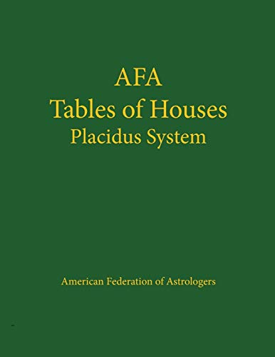 9780866902526: Tables of Houses Placidus System