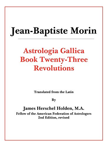 Imagen de archivo de Astrologia Gallica Book 23: Revolutions a la venta por Zoom Books Company
