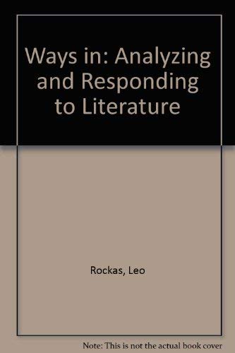 9780867090758: Ways in: Analyzing and Responding to Literature