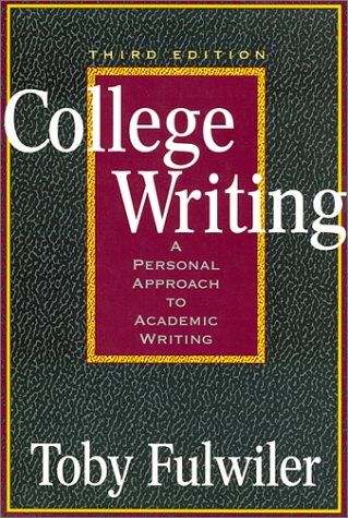 Imagen de archivo de College Writing: A Personal Approach to Academic Writing a la venta por Jenson Books Inc