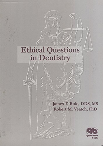 Imagen de archivo de Ethical Questions in Dentistry a la venta por HPB-Red