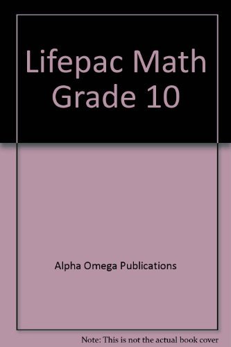 Imagen de archivo de Lifepac Math, Grade 10 a la venta por Discover Books
