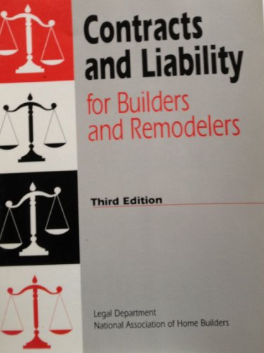 Beispielbild fr Contracts and Liability for builders and remodelers zum Verkauf von Wonder Book