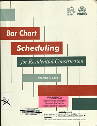 9780867184242: Bar Chart for Residential Construction