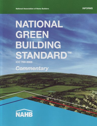 Imagen de archivo de National Green Building Standard Commentary a la venta por HPB-Red