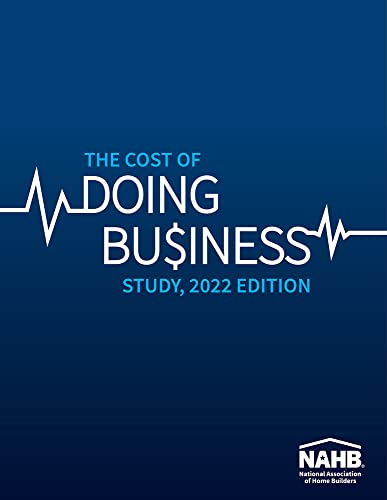 Beispielbild fr The Cost of Doing Business Study, 2022 Edition zum Verkauf von Big River Books