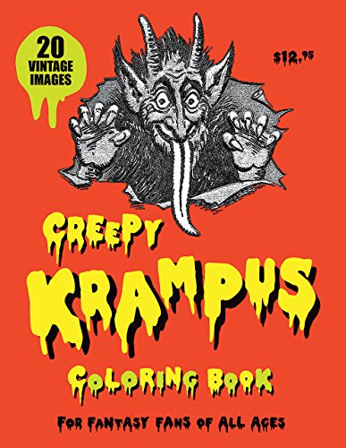 Imagen de archivo de Creepy Krampus Coloring Book a la venta por Jenson Books Inc