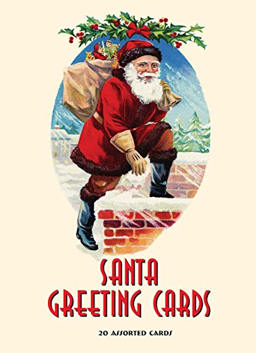 Imagen de archivo de Santa Greeting Cards: 20 Assorted Cards in Deluxe Tin a la venta por Books From California
