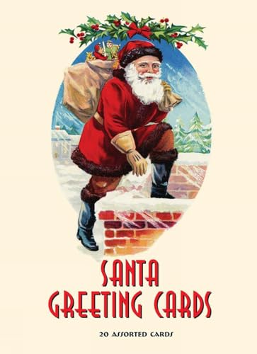 Stock image for Santa Greeting Cards: 20 Assorted Cards in Deluxe Tin for sale by Books From California