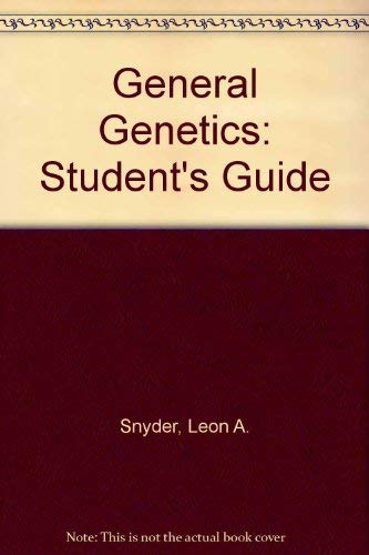 Stock image for General Genetics for sale by POQUETTE'S BOOKS