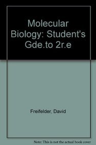 Imagen de archivo de Ssg- Molecular Biology Study Guide a la venta por Half Price Books Inc.