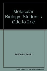Ssg- Molecular Biology Study Guide (9780867200706) by Freifelder