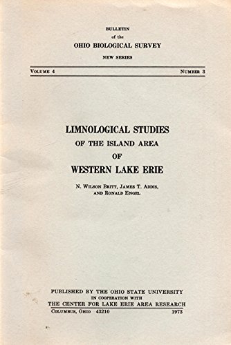 Beispielbild fr Limnological Studies of the Island Area of Western Lake Erie zum Verkauf von Michener & Rutledge Booksellers, Inc.