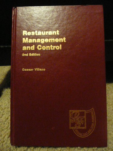 Restaurant Management and Control: The Profitable Approach