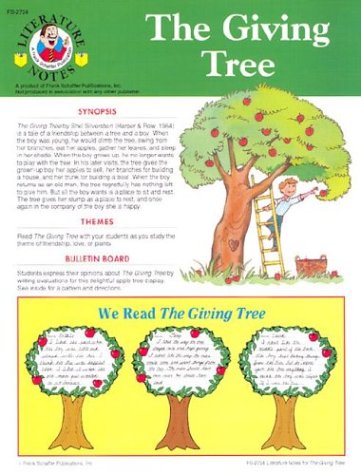 Imagen de archivo de The Giving Tree: Activity Guide (Literature Notes, No. FS2724) a la venta por Jenson Books Inc
