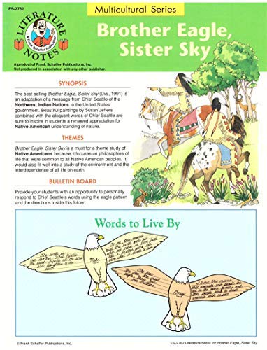 Stock image for Literature Notes: Brother Eagle, Sister Sky (Multicultural Series) for sale by Bank of Books