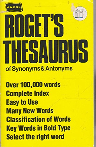 9780867771282: Roget's Thesaurus of Synonyms & Antonyms