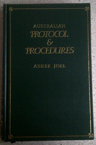 Australian Protocol and Procedures (9780868409467) by Asher Joel; Helen Pringle