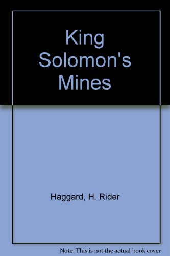 Stock image for King Solomon's Mines for sale by Librairie La cabane aux bouquins