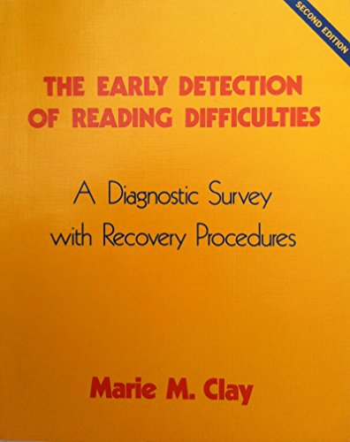 Beispielbild fr the early detection of reading difficulties: A diagnostic survey with recovery procedures zum Verkauf von WorldofBooks